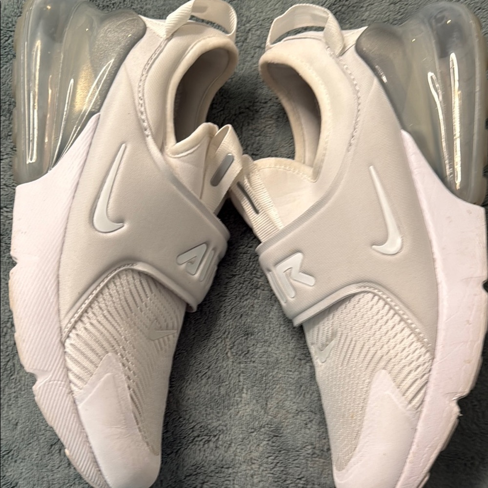 Nike White Slip-On Shoes with Air Sole - Picture 7 of 8